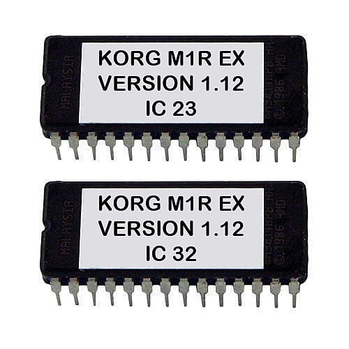 Korg M1REX OS Final OS revision v1.12 Eprom M1R EX Update Upgrade Firmware image 1