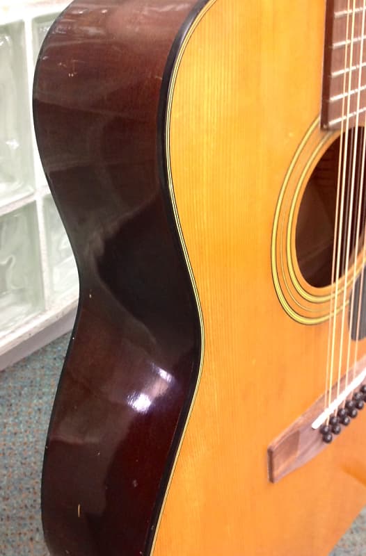 Vintage 1970s Yamaha FG-210 Acoustic Guitar Project High