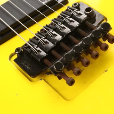 1980s BC Rich Gunslinger Prototype Yellow Guitar Vivian Campbell? #47221 image 19
