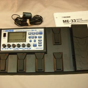 ギター ME-33 Guitar Multi Effects Boss Boss Me-33 Guitar Multi Effects Pedal ME33 for sale online