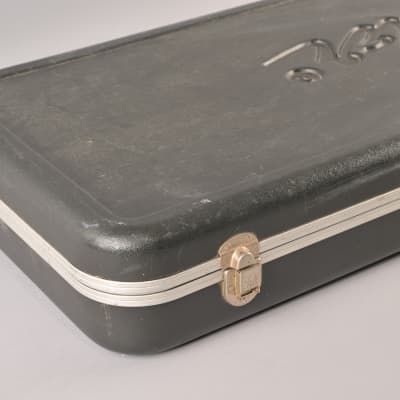 1977 1978 1979 1980 1981 Vintage Fender Stratocaster Telecaster Molded Plastic Guitar Black CASE USA 1970s image 8