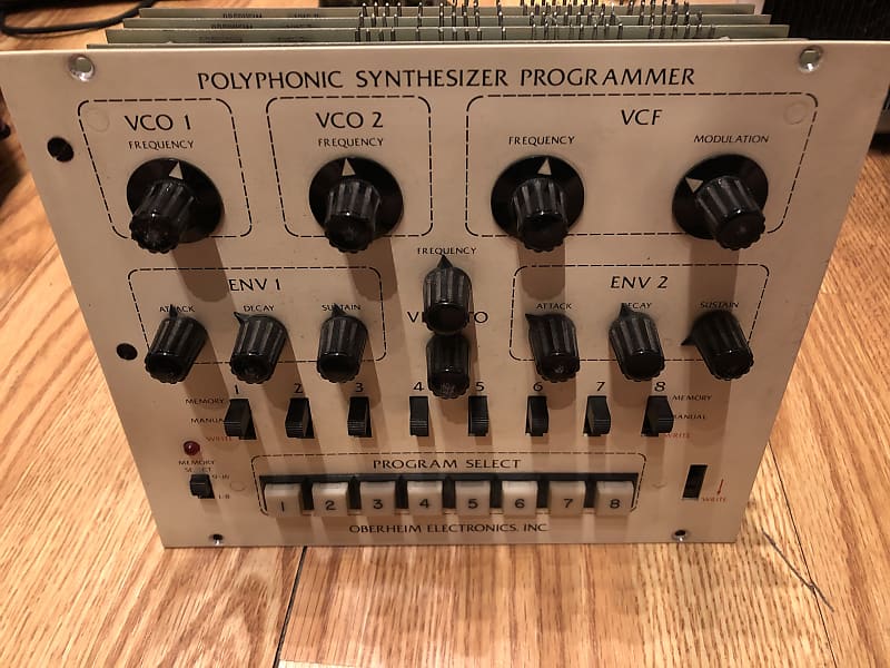 Oberheim SEM 8 Voice Programmer Rack Analog 1970s White image 1