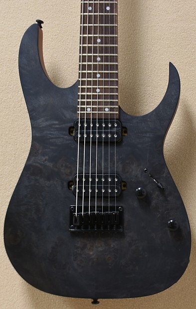 Ibanez RG7421PB 7 String Electric Guitar in Transparent Grey Flat