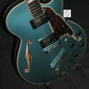 2018 D'Angelico Premier SS, Ocean Turquoise Finish, with Pro Set Up and Hard Case, Excellent!