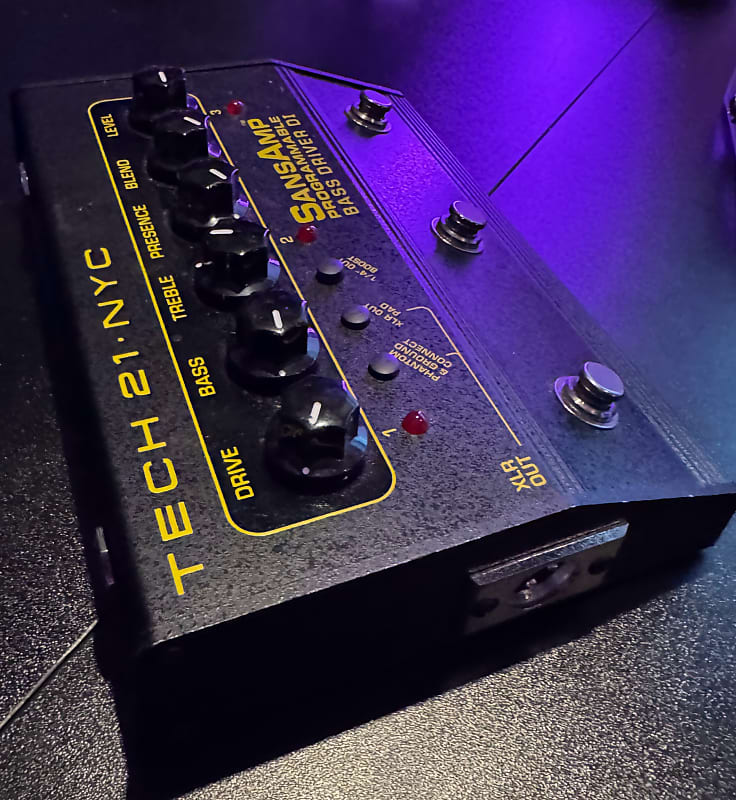 Tech 21 Sansamp Programmable Bass Driver