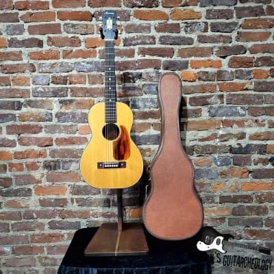 Super RARE: Harmony H165 Half Sized Mini Acoustic Guitar w/ OHSC (1950s - Natural) image 4