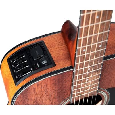 Takamine GLD11E Dreadnought Acoustic Electric Guitar Natural Satin image 4