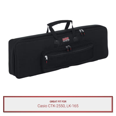 Gator Slim Keyboard Gig Bag fits Casio CTK-2550, LK-165