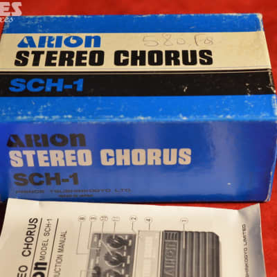 Arion SCH-1 Stereo Chorus with box & manual missing battery plate image 3