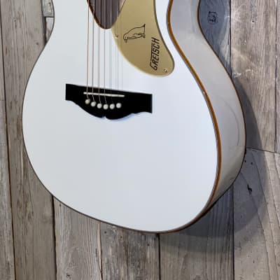 2021 Gretsch Guitars G5021WPE Rancher Penguin Parlor Acoustic/Electric White, Support Indie Music ! image 5
