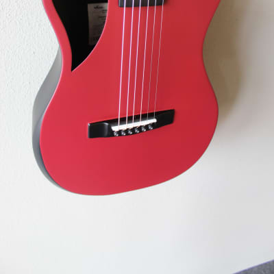 Brand New Journey OF660 Overhead Carbon Fiber Acoustic/Electric Travel Guitar - Maroon Matte image 4