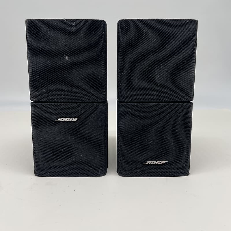 Bose Double Dual Cube Two Speakers Acoustimass Lifestyle Mountable Surround  			