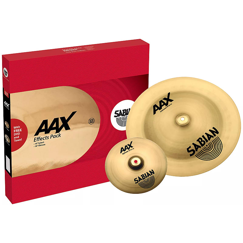 Sabian AAX Effects Set 10 / 18" Cymbal Pack image 1
