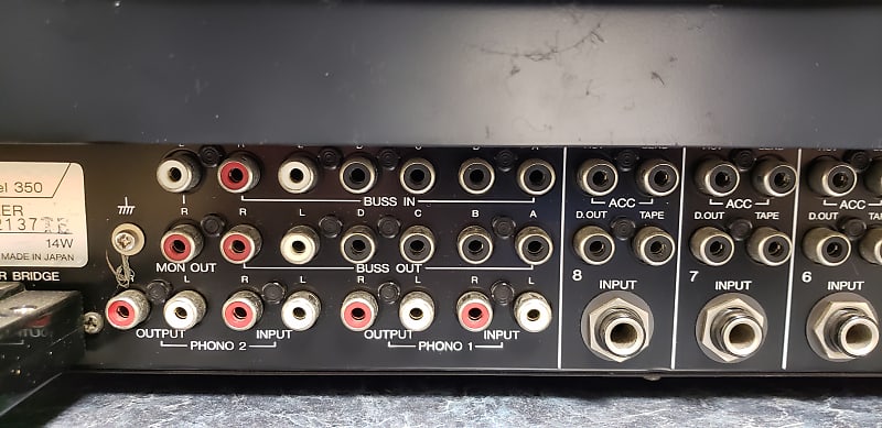 fostex model 350 レコーディングミキサー　3060メーター付き Fostex Model 350 Recording Mixer FOR SALE – Soundgas