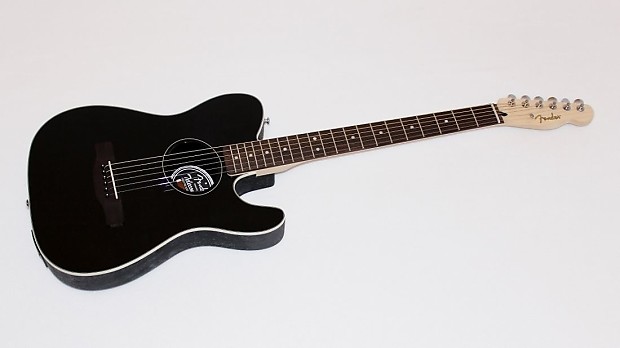 Fender Standard Telecoustic Acoustic-Electric Guitar Black