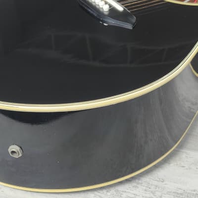 1985 Tokai Japan TEA-60D Electric Acoustic Guitar (Black) image 2
