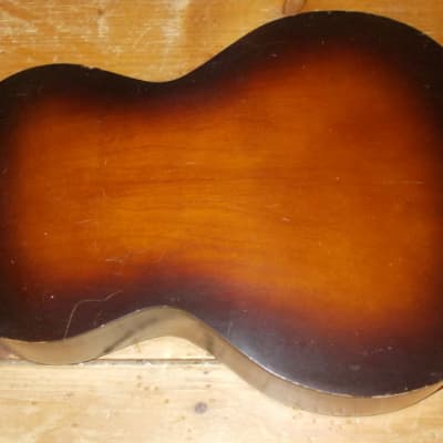 1940's Paramount Parlor Guitar With Original Case image 17