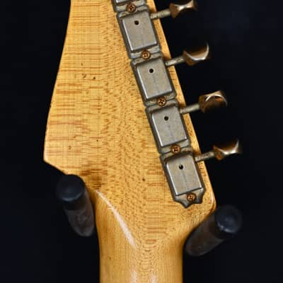 Fender '56 Stratocaster Journeyman Yuriy Shishkov Masterbuild from 2016 in Faded Green Metallic with original Hardcase image 10