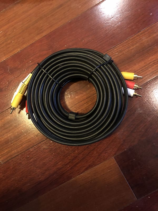 Gold-Tipped RCA Cable 25ft.+ image 1