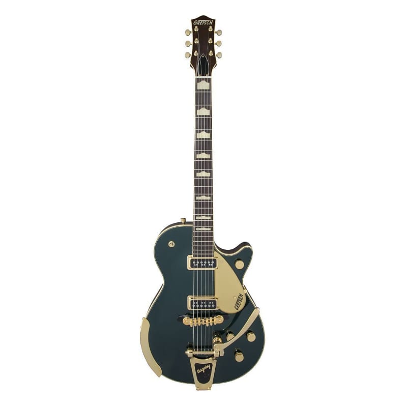 Gretsch G6128T-57 Vintage Select '57 Duo Jet 6-String Right-Handed Electric Guitar with Bigsby, Rosewood Fingerboard, Dual TV Jones and T-Armond Pickups (Cadillac Green) image 1