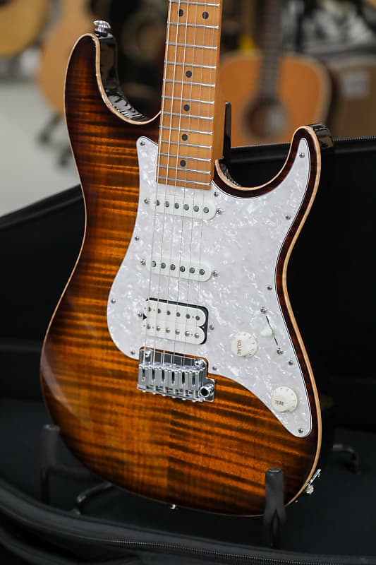 Suhr Standard Plus Guitar, Bengal Burst, Pau Ferro