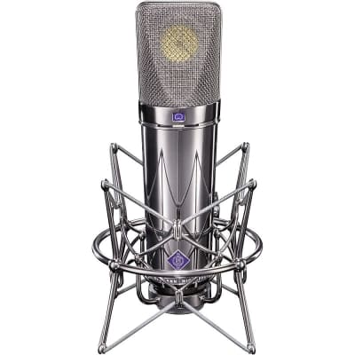 Neumann U 87 Rhodium Edition Set Limited Edition Large Diaphragm Multipattern Condenser Microphone