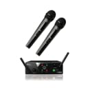 Akg WMS40 Mini2 Vocal Set US25 B/D Compact Dual Vocal Wireless System