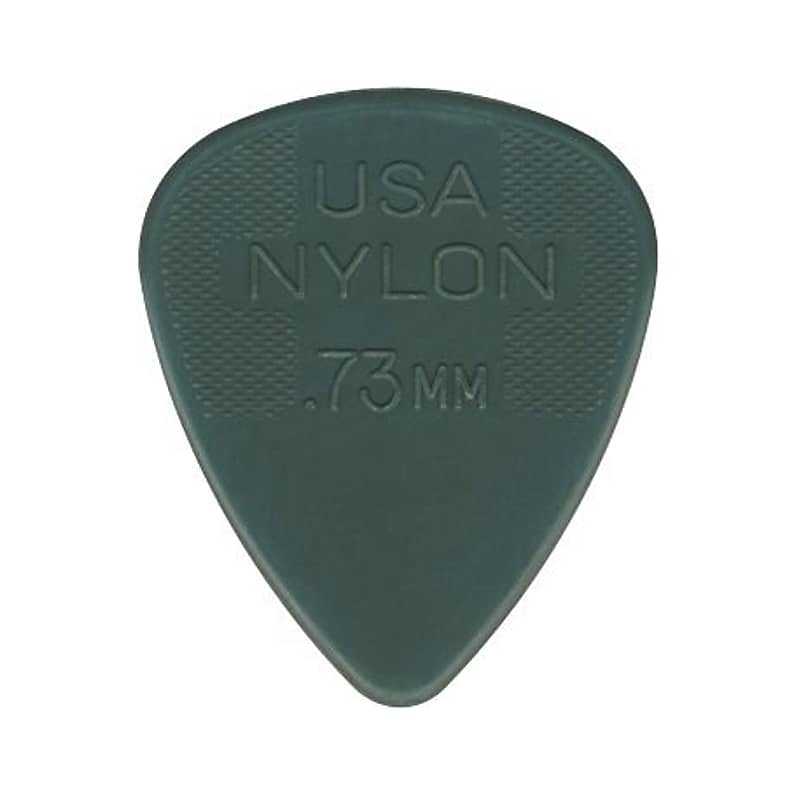 72-Count Jim Dunlop USA 44R.73 Nylon Standard Pack 0.73mm Grey Guitar Picks image 1