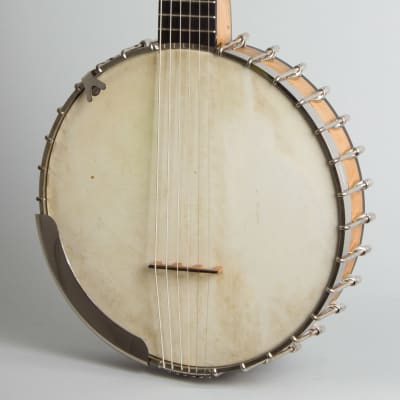 Vega  Little Wonder Guitar Banjo (1924), ser. #76821, black tolex hard shell case. image 3