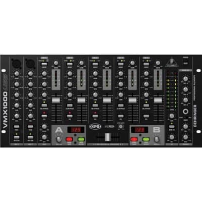 Behringer Pro Mixer VMX1000USB Professional 7-Channel Rack-Mount DJ Mixer with USB/Audio Interface, BPM Counter and VCA Control image 2