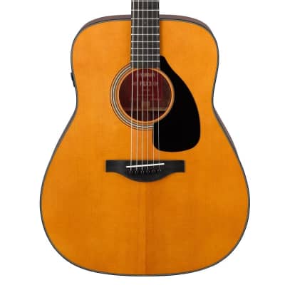 Yamaha FGX3 Red Label Dreadnought Natural | Reverb