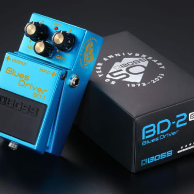 Reverb.com listing, price, conditions, and images for boss-bd-2a-blues-driver-anniversary-edition