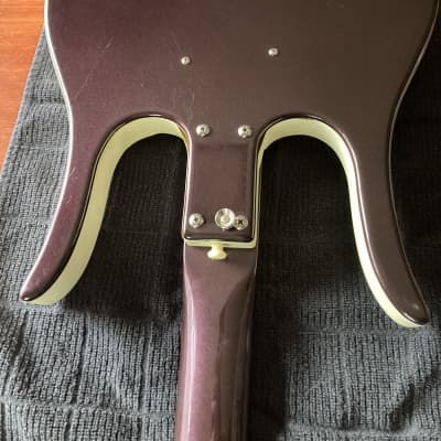 Danelectro Longhorn Bass Late ‘90s - Metallic Purple image 9