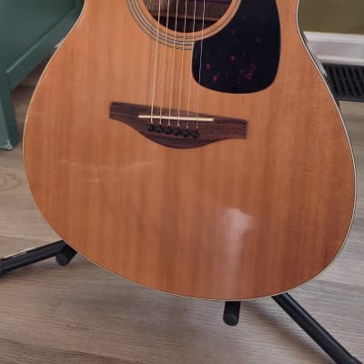 Yamaha FG-150 Red Label Acoustic (1970s - Natural Finish) | Reverb