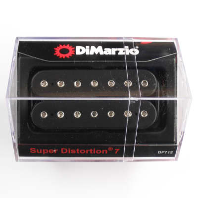 DiMarzio DP712BK Super Distortion 7-String Humbucker | Reverb
