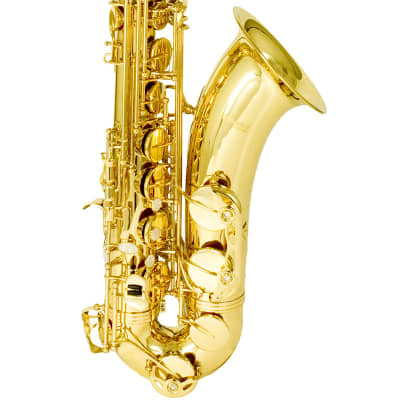 Mendini by Cecilio MTS B Flat Tenor Saxophone - Gold image 3