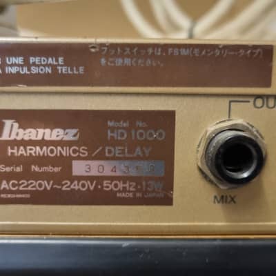 Ibanez HD1000 Harmonics/Delay 1983 Metallic Grey/Bronze image 10