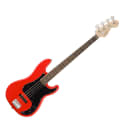 Used Squier Affinity Series Precision Bass PJ - Race Red w/ Laurel FB