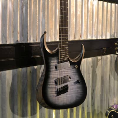 Ibanez RGDIM6FM-CLF Iron Label Double Cutaway HH Fanned-Fret with 