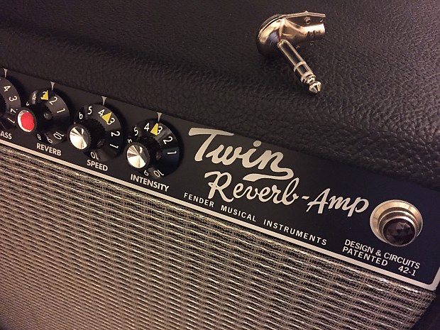 Fender '65 Twin Reverb & Deluxe Reverb Reissue Reverb/Vibrato Plug-- Always keeps footswitch on! image 1