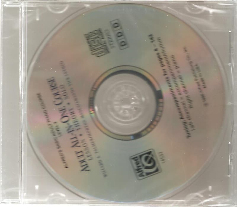 Alfred's Basic Adult All-in-One Course CD for Level 2 (Alfred's Basic Adult Piano Library) image 1