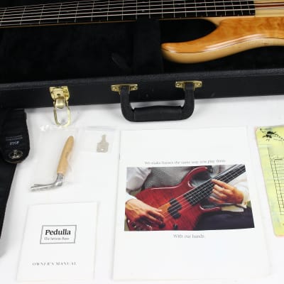 1999 Pedulla USA Thunderbolt 6-String Fretless Electric Bass Guitar | AAA Quilt Maple Body, Ebony Fingerboard, Bartolini Pickups! image 5