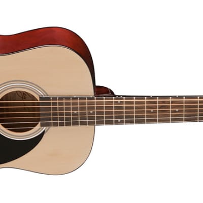 Jay Turser JJ43-N Dreadnought Basswood Body Mahogany Neck 3/4 Size 6-String Acoustic Guitar image 2