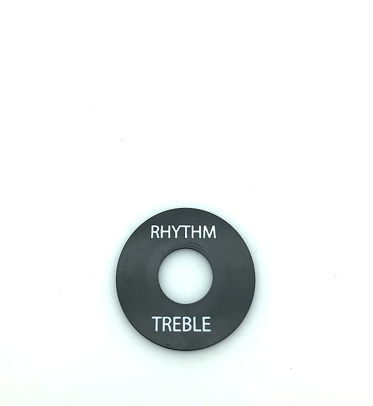 Gibson Toggle Switch Washer Poker Chip Black/White Reverb