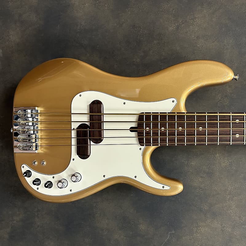 Xotic XP-1T 5 String Precision Bass - Firemist Gold | Reverb