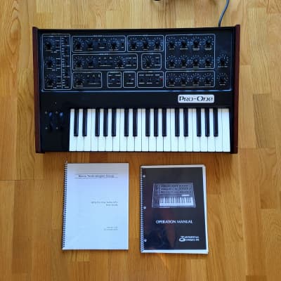 Sequential circuits Pro-one w/ MTG Turbo CPU MIDI MOD Manuals Pro One