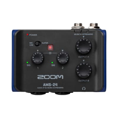Zoom AMS-24 USB-C Audio Interface for Music and Streaming