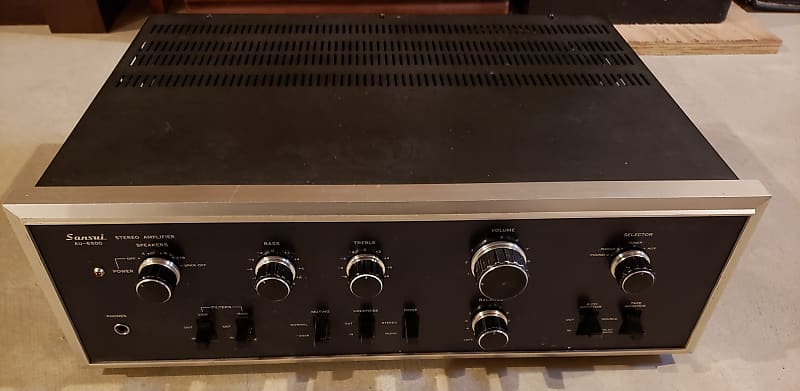 Sansui AU-6500 Integrated Amplifier - Black - Works Great | Reverb