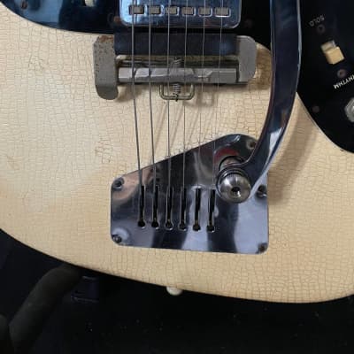 1963 Hofner Galaxy 175 White and Black Vynil image 11