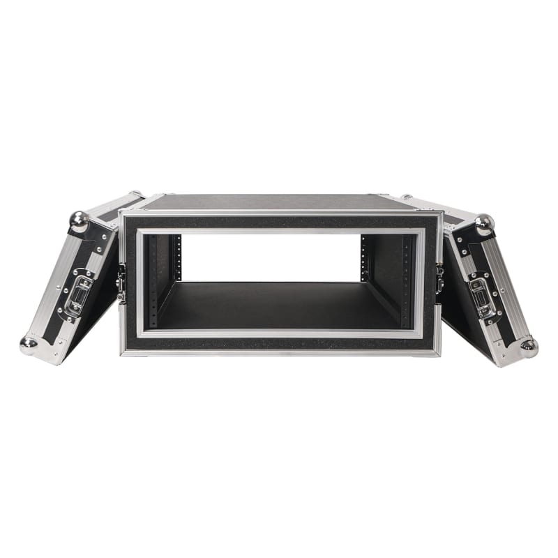 STRC-12UW  12U (12 Space) PA DJ Rack Road Flight Case, Casters